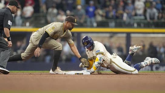 Brewers big third inning too much for Padres to recover, dropping series opener