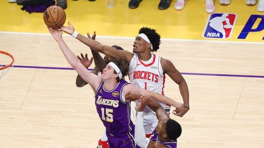 Lakers fall to Rockets in Game 5 to extend series despite return of Austin Reaves
