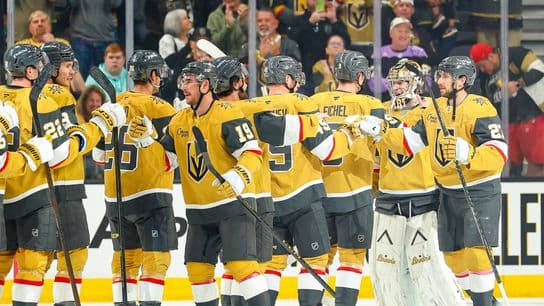 TST Images: Golden Knights defeat the Kraken, 4-1, at T-Mobile Arena to clinch the Pacific Division title