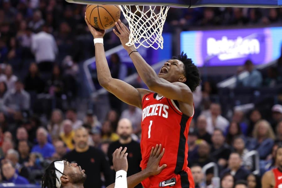 Rockets wreck messy Lakers to avoid first-round playoff sweep