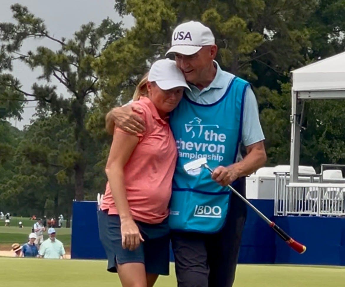 Stacy Lewis wraps up LPGA career with special moment with dad at Chevron Championship