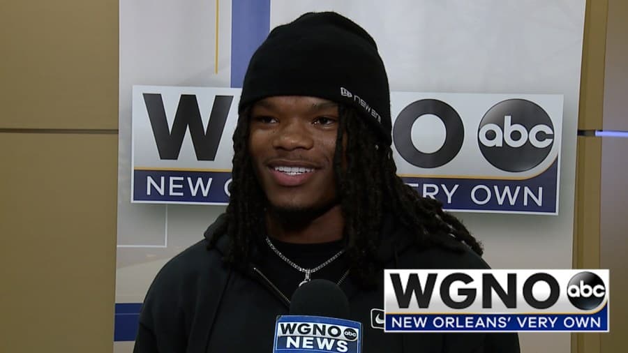 LSU WR Zavion Thomas discusses pre-draft process, meeting with the Saints