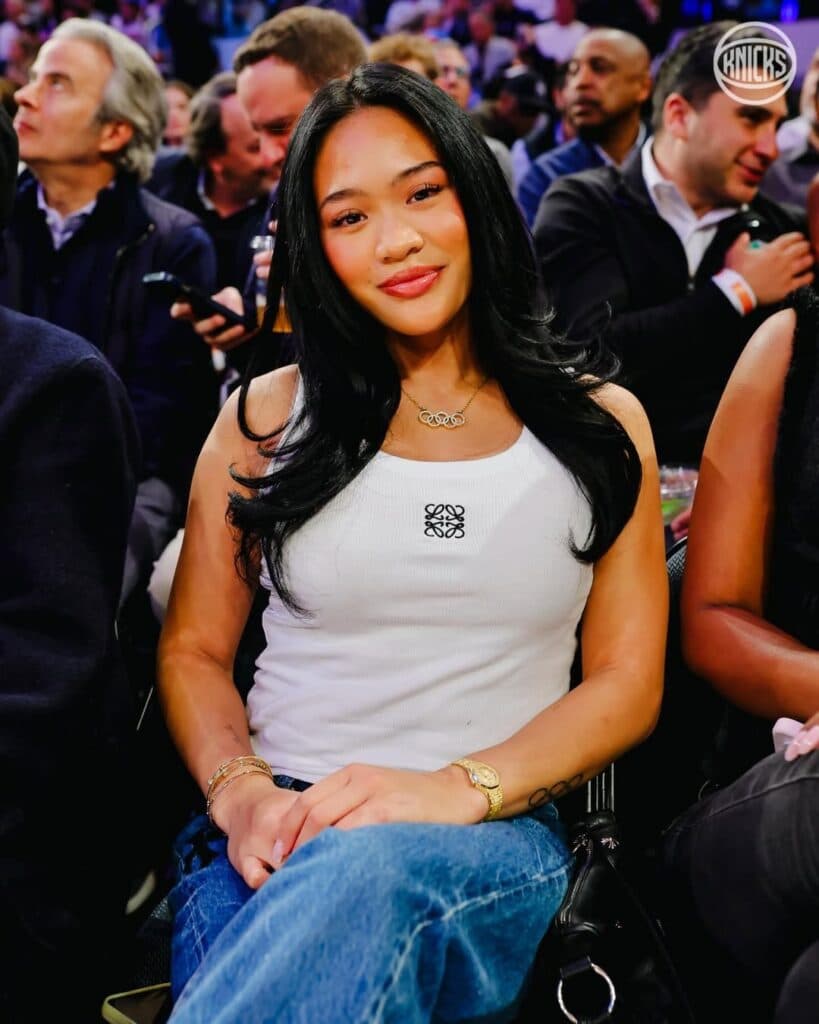 Suni Lee Goes Viral Courtside as Knicks Fans Blame Her for Wild Playoff Loss