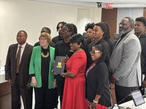 High school boys basketball champs honored by Montgomery Co. Commission
