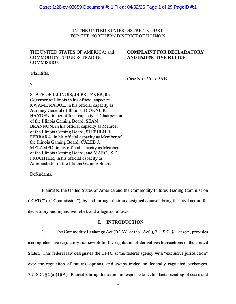 CFTC, Arizona, US Government, United States, Prediction Markets