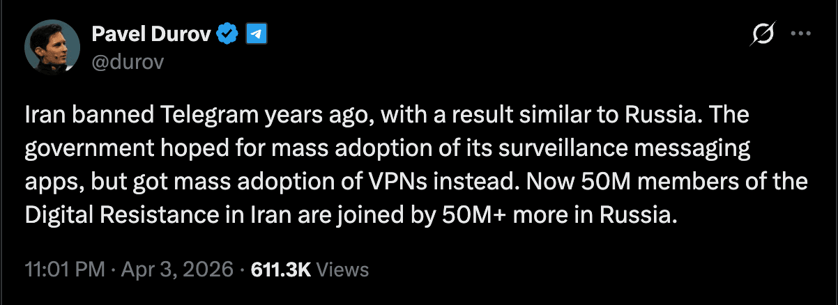 Decentralization, Privacy, Liberty, Telegram, Cypherpunks, Pavel Durov