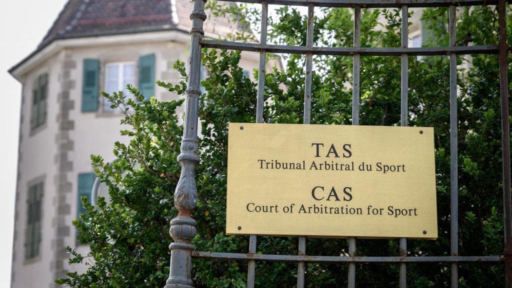 An exterior view of the Court of Arbitration for Sport (Cas) building in Lausanne, Switzerland