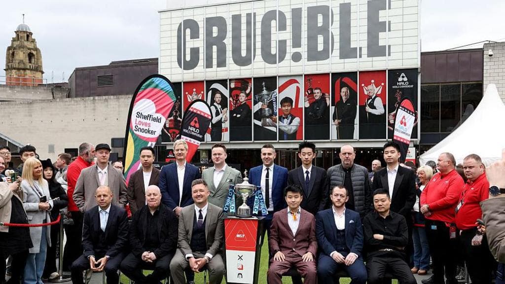 Players at the 2026 World Snooker Championship