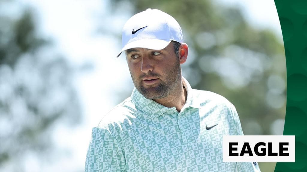 Scheffler shows intent with eagle at second