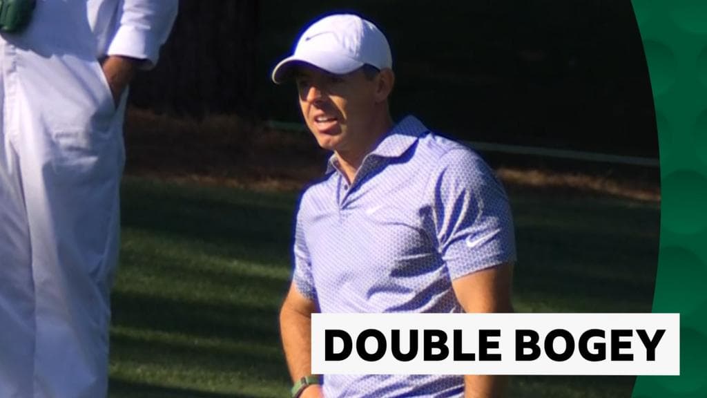 'Such a bad mistake' - McIlroy double bogeys the eleventh