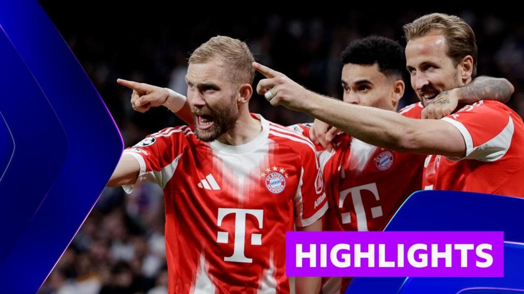 Kane scores as Bayern beat Real Madrid in quarter-final first leg