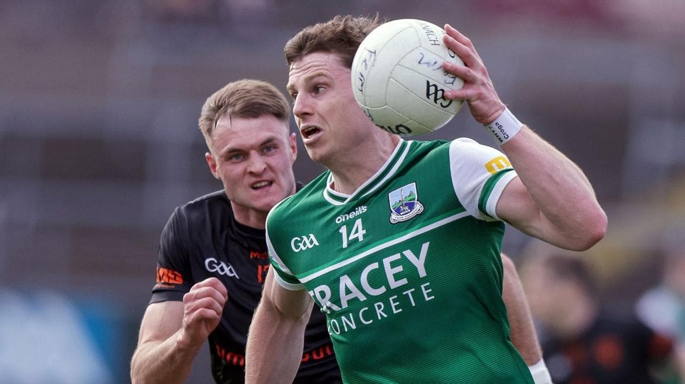 Darragh McGurn in action against Armagh