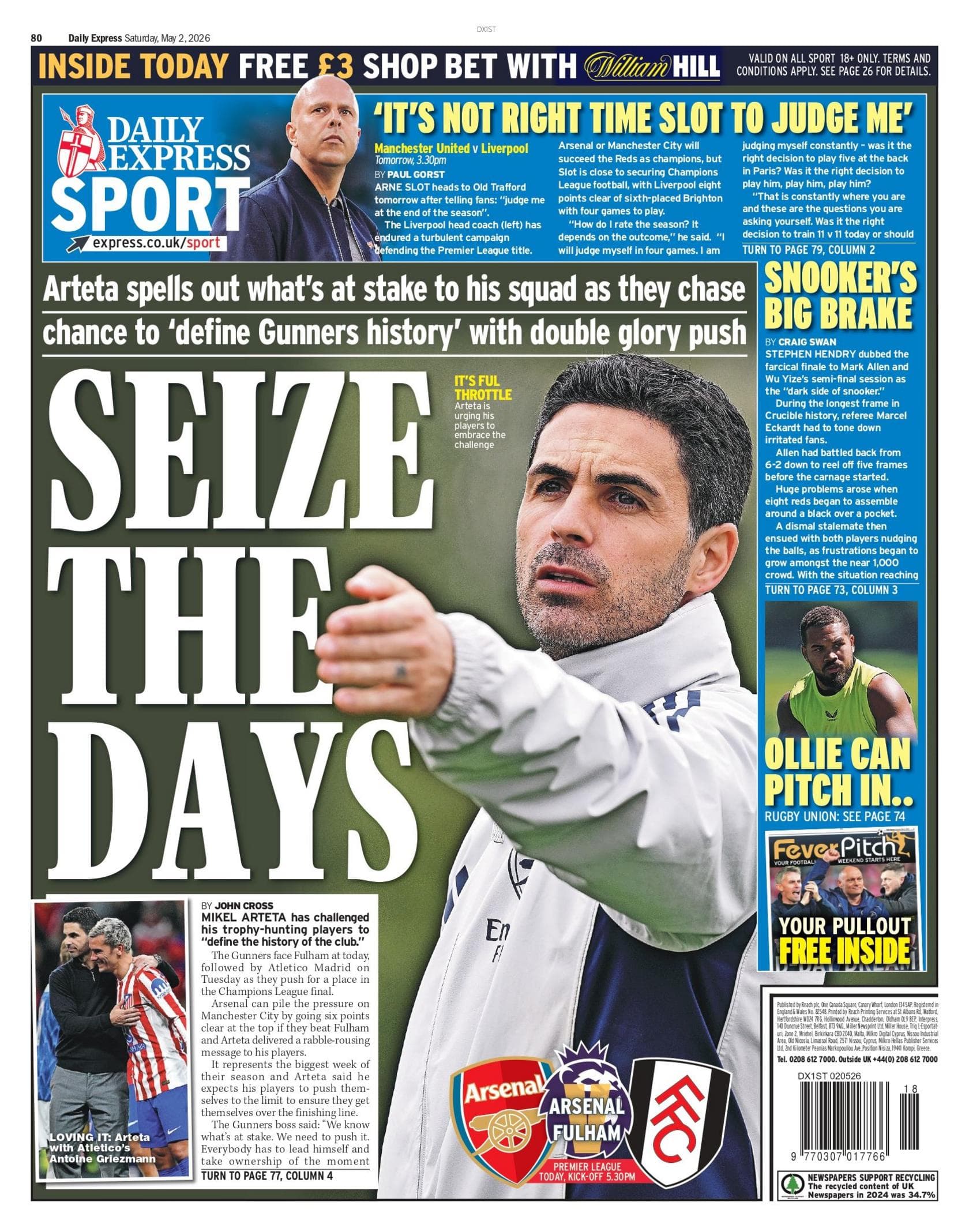Express back page