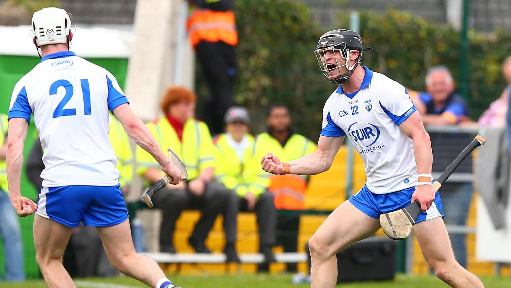 Kevin Mahony celebrates his last-gasp goal against Tipperary
