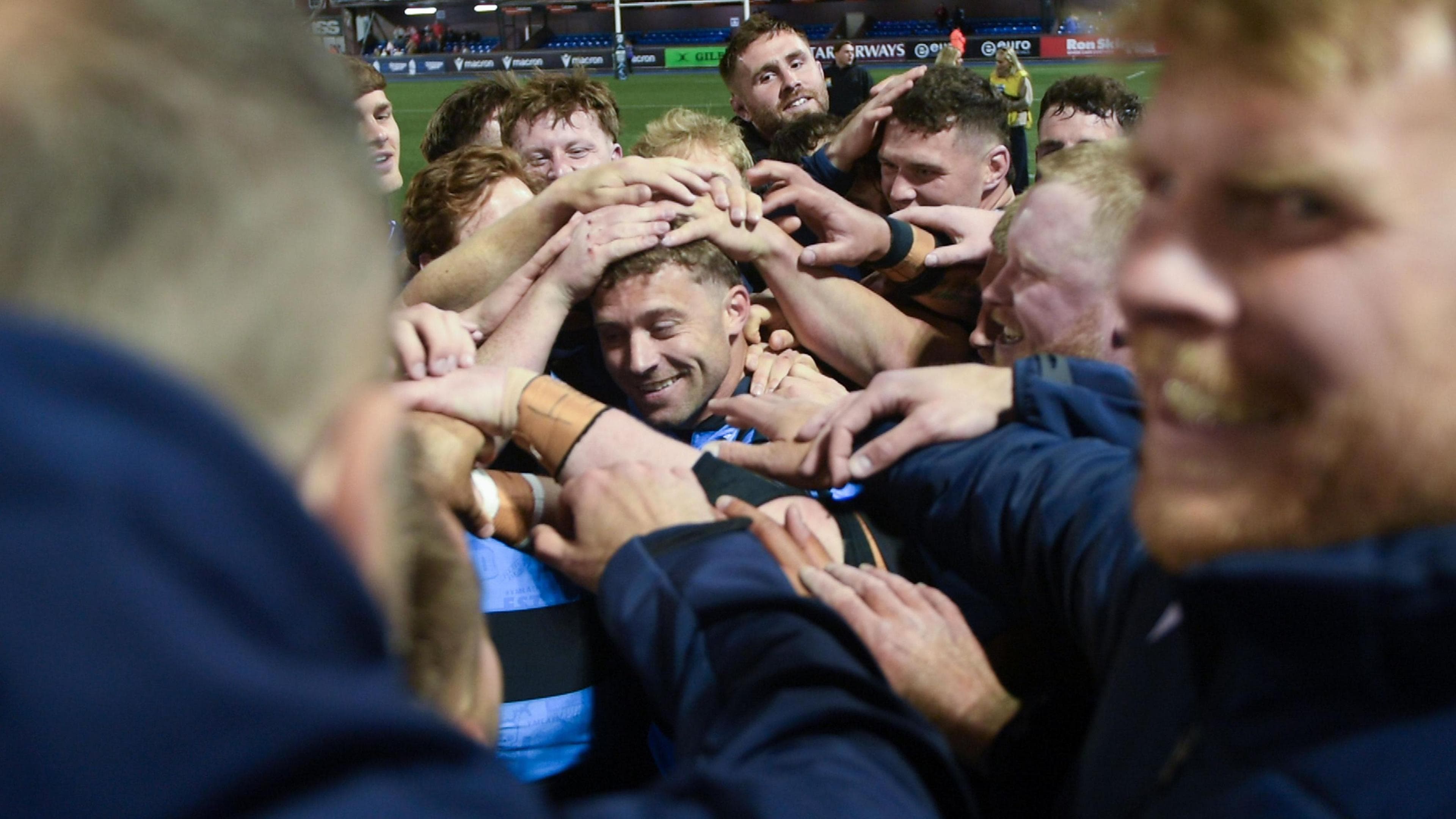 Leigh Halfpenny had two playing stints at Cardiff