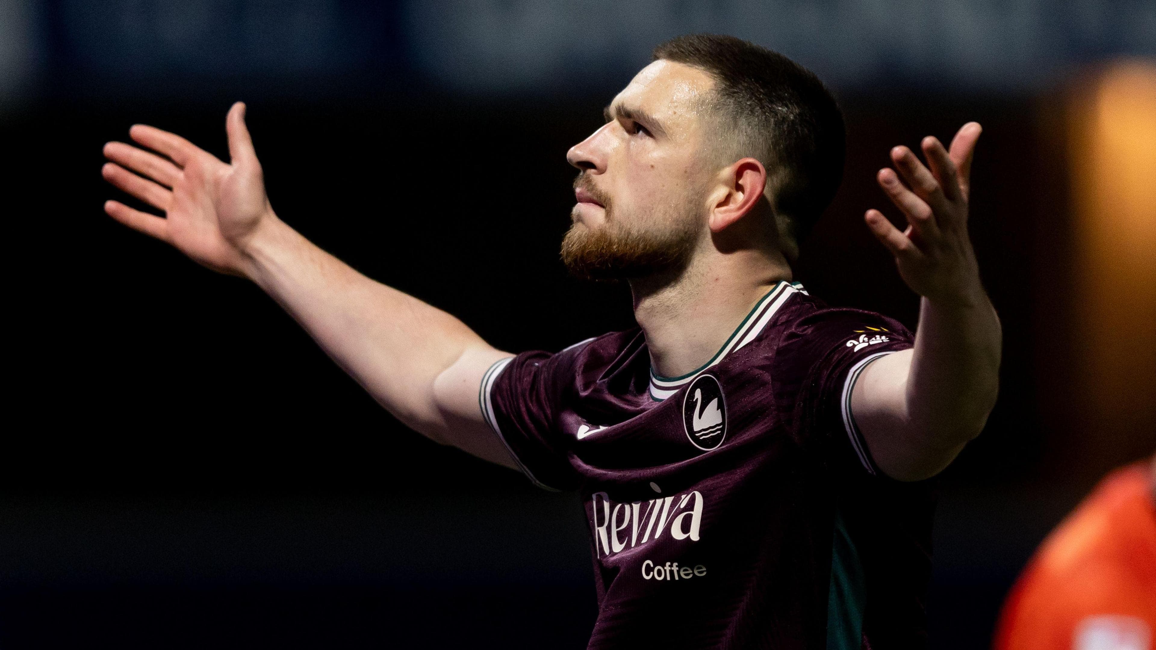 Zan Vipotnik celebrates at QPR
