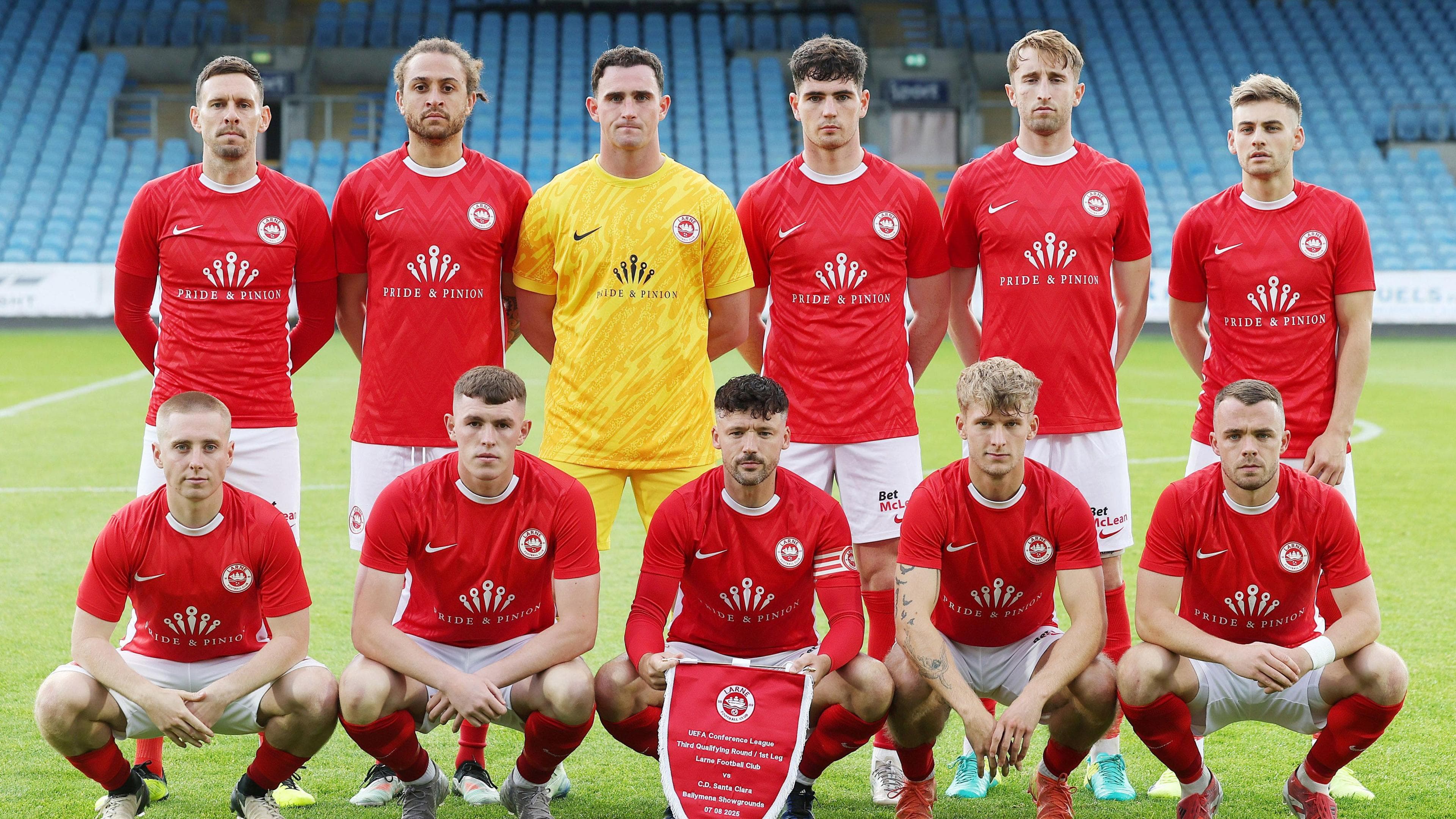 Larne starting XI