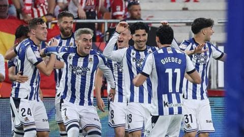Real Sociedad celebrate