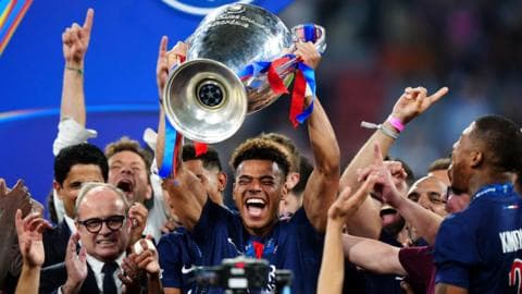 Paris St-Germain won the Champions League