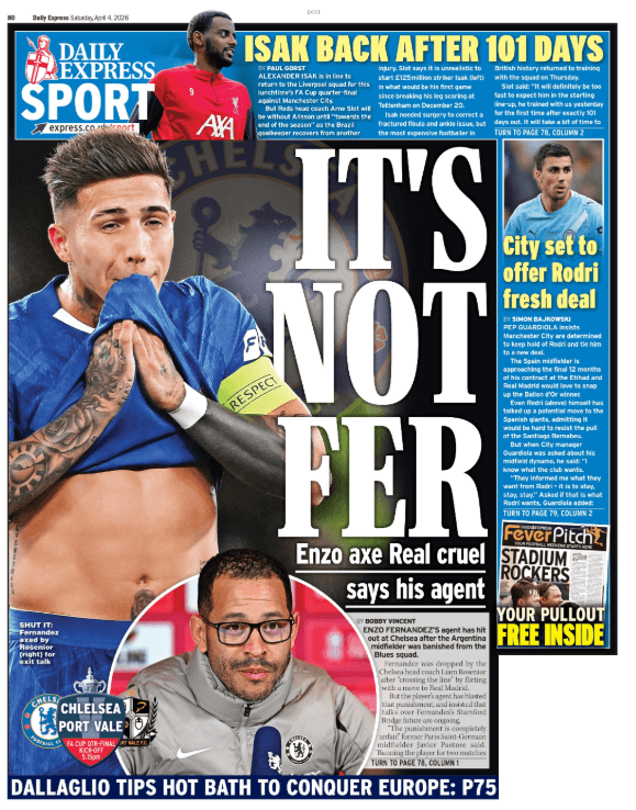 Express back page