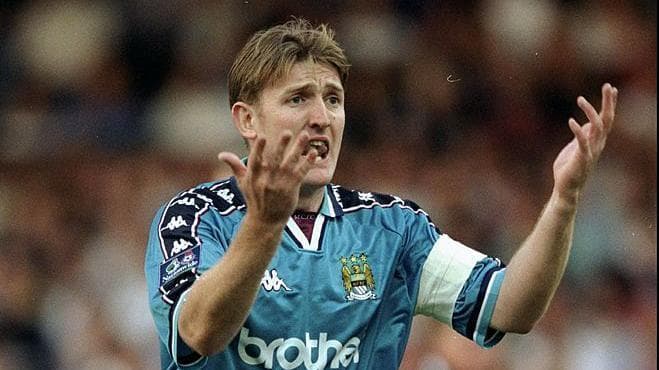 Jamie Pollock gesturing