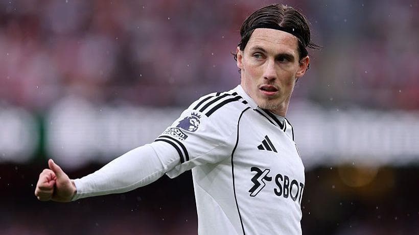Harry Wilson playing for Fulham