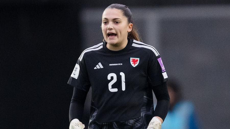 Safia Middleton-Patel in action for Wales