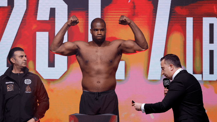 Tight-lipped Dubois weighs in at career-heavy 18st