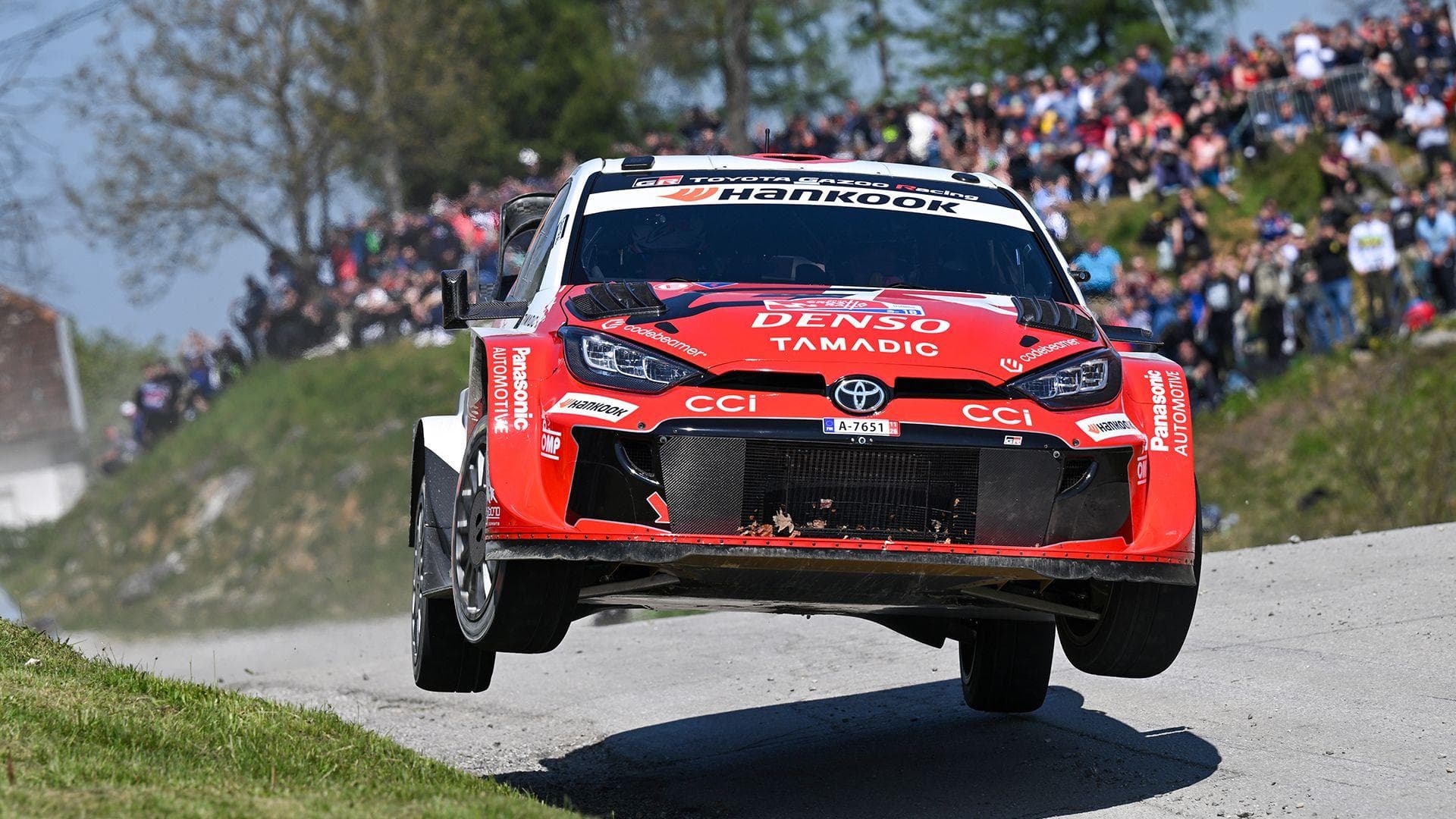 Drama as Katsuta wins to take WRC lead over Evans