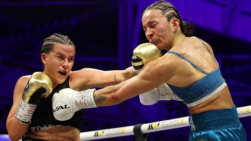 Britain's Cameron becomes two-weight world champion