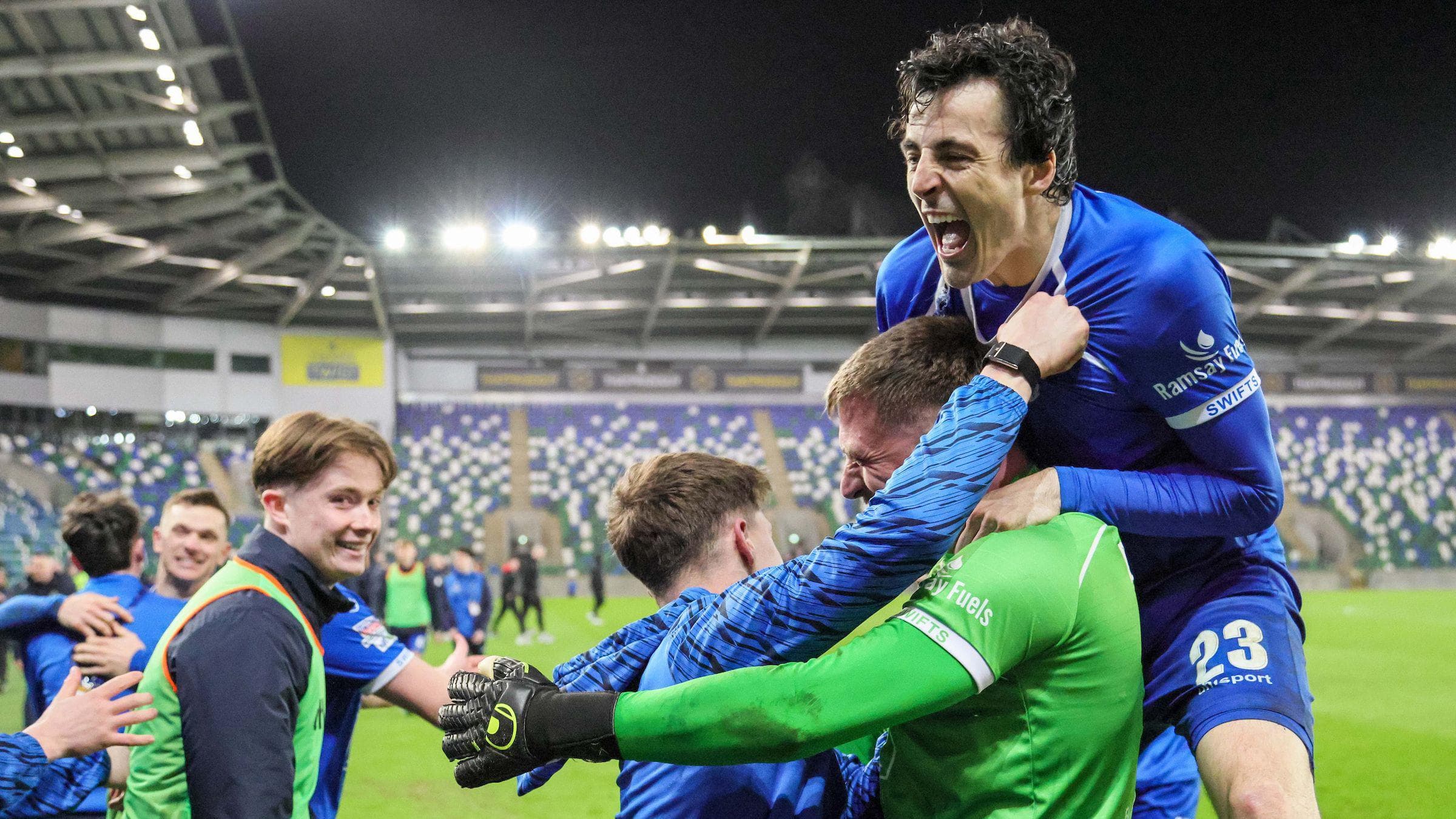 Swifts beat Reds on penalties to reach Irish Cup final