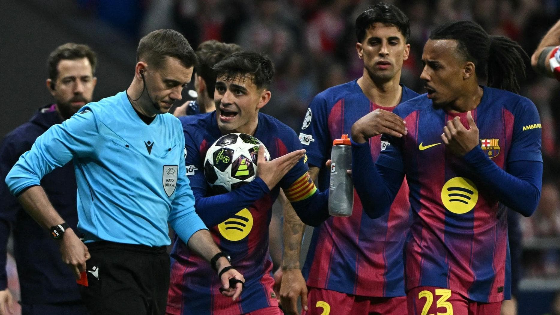 Barca say refereeing 'errors' cost them semi-final spot