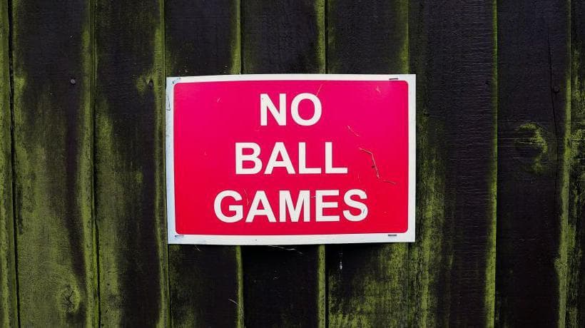 Lose 'no ball games' signs to get nation moving - MPs