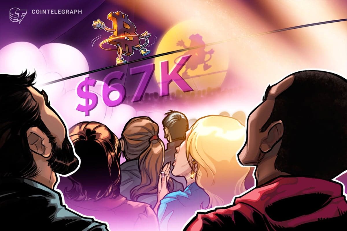 Bitcoin holds $67K support as data exposes price to sentiment divergence