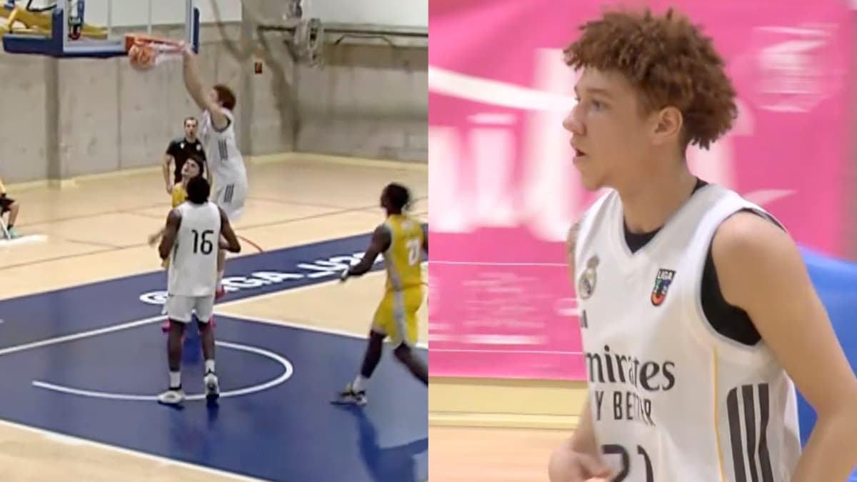 La explosión de la perla del Real Madrid que 'fichó' la FEB y al que comparan con Rudy: ¡43 puntazos!