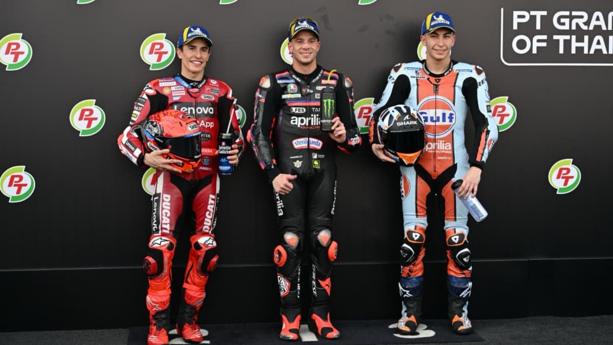 "No hay un botón mágico en la Aprilia, hay grandes pilotos"