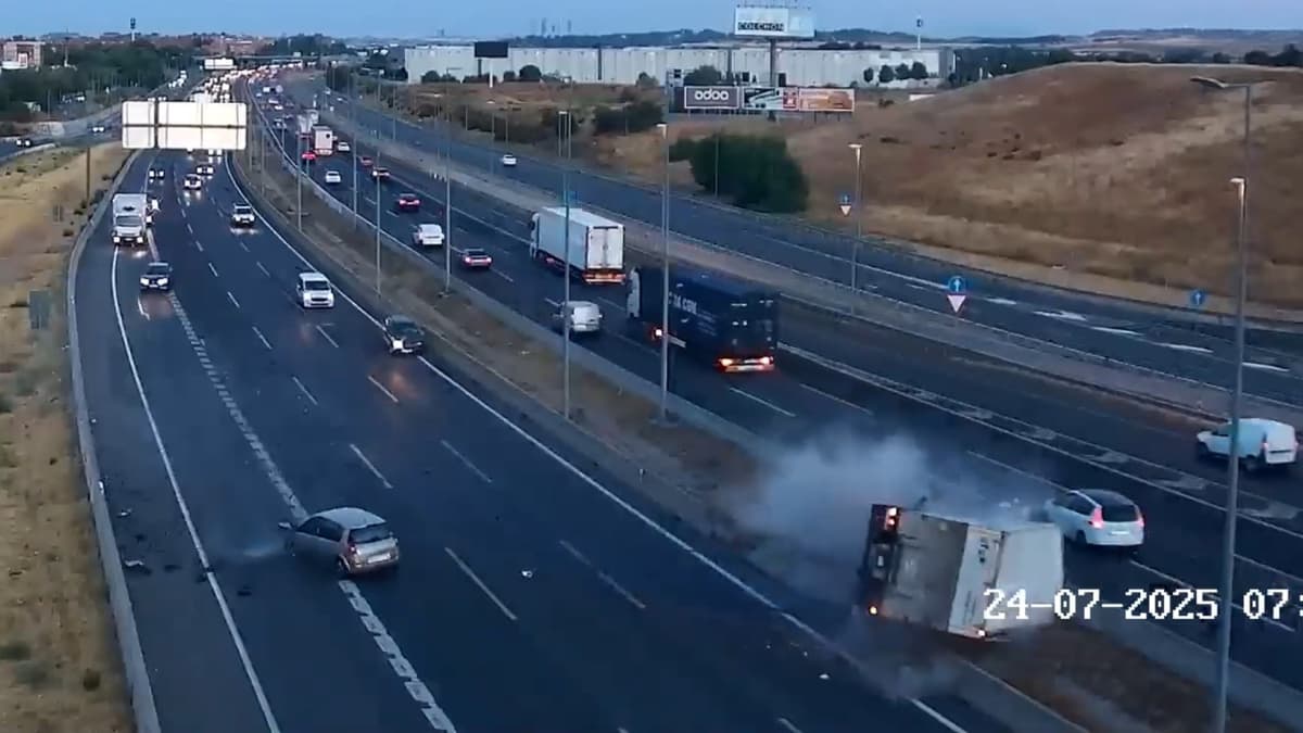 La DGT recopila en un vídeo los accidentes más espectaculares de la Semana Santa en pleno retorno de vacaciones