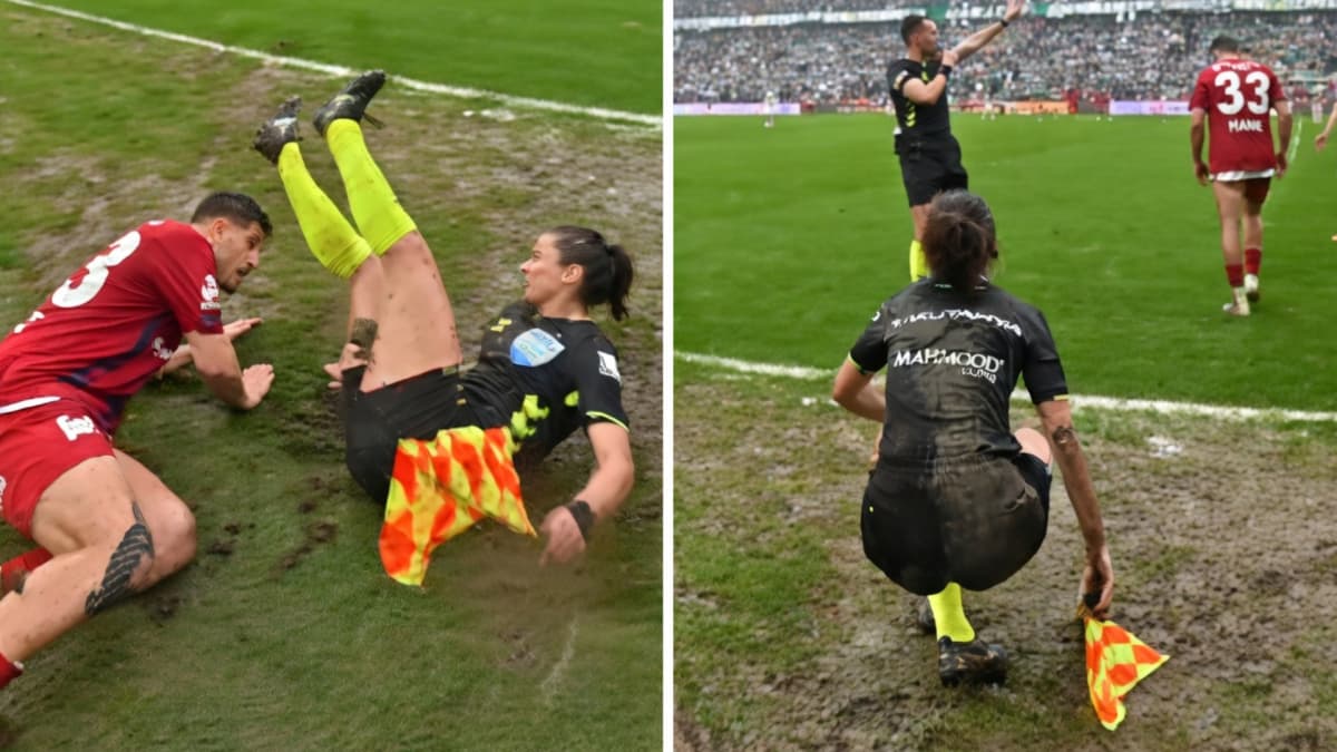 Críticas a un jugador por barrer y no preocuparse de la linier