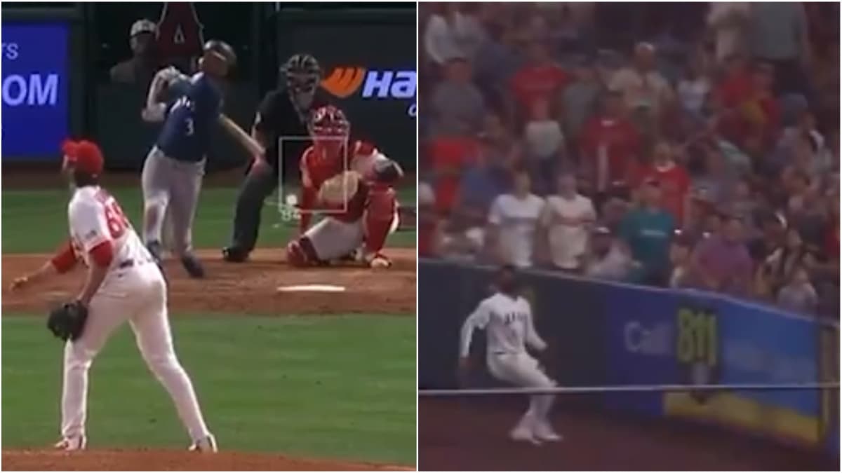 Insólito salto a la grada de Jo Adell para arruinar uno de sus tres home runs