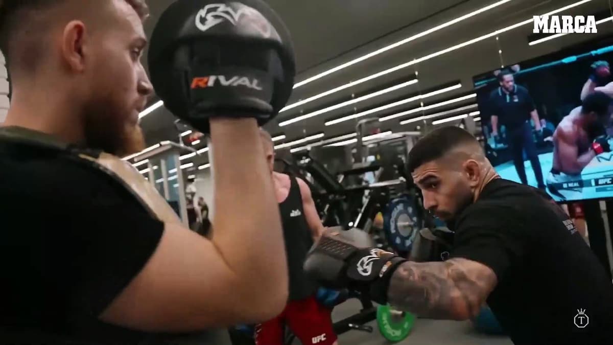 Ilia Topuria calienta motores para UFC Casa Blanca