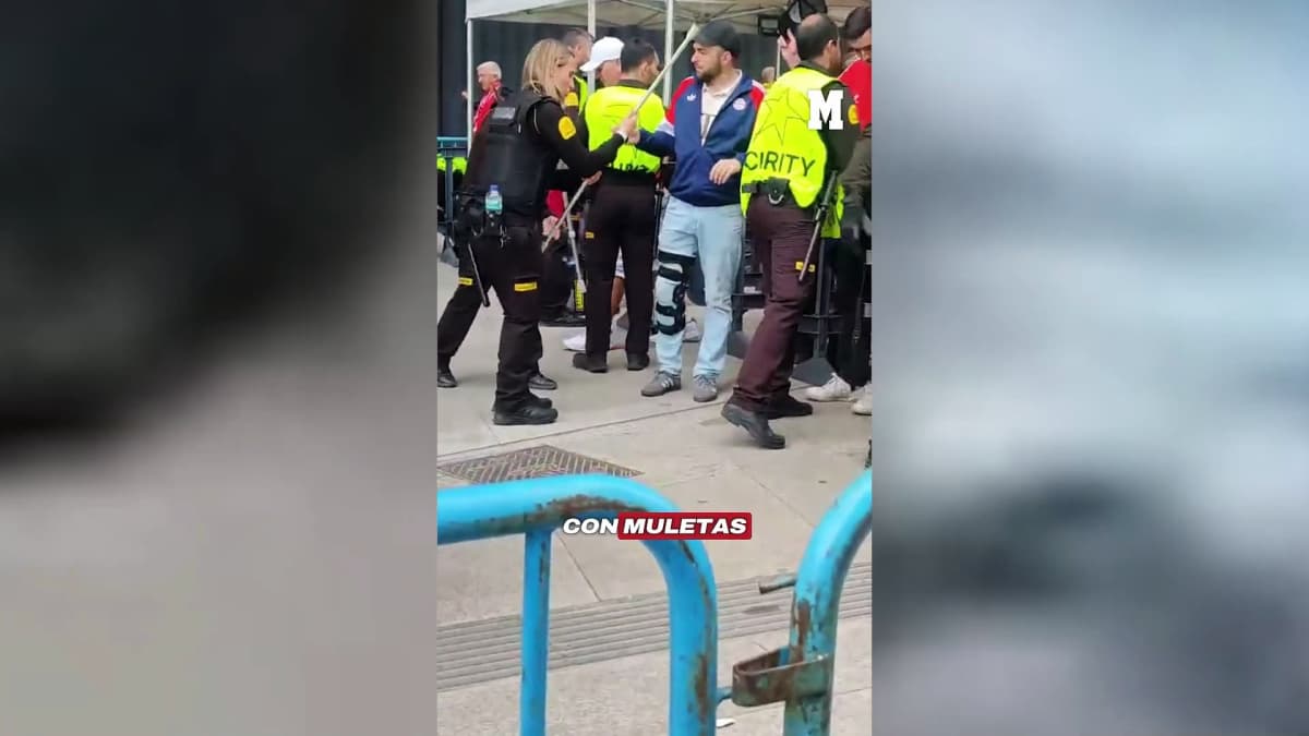 Entradas falsas y chequeo de muletas: la férrea seguridad para el Madrid-Bayern