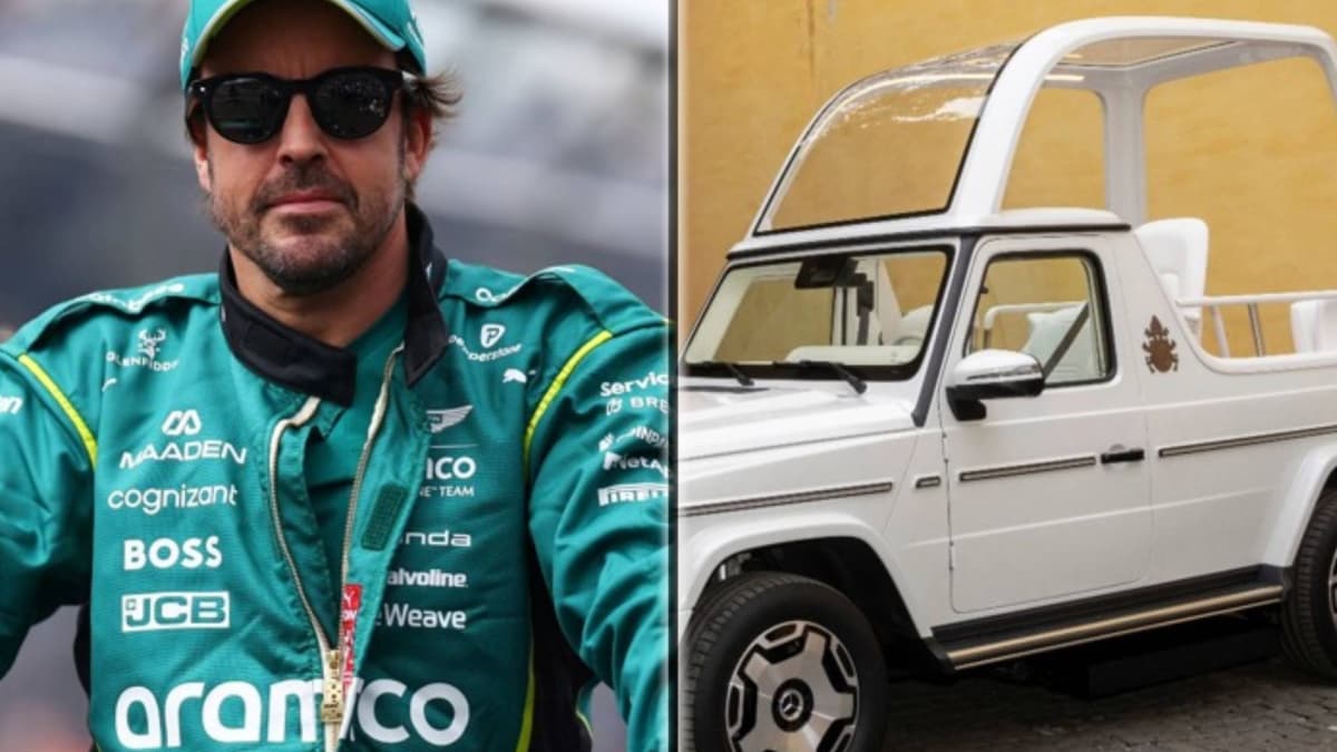 El Vaticano "puso el grito en el cielo" a la petición de que Fernando Alonso condujese el Papamóvil: "¡De ninguna manera!"