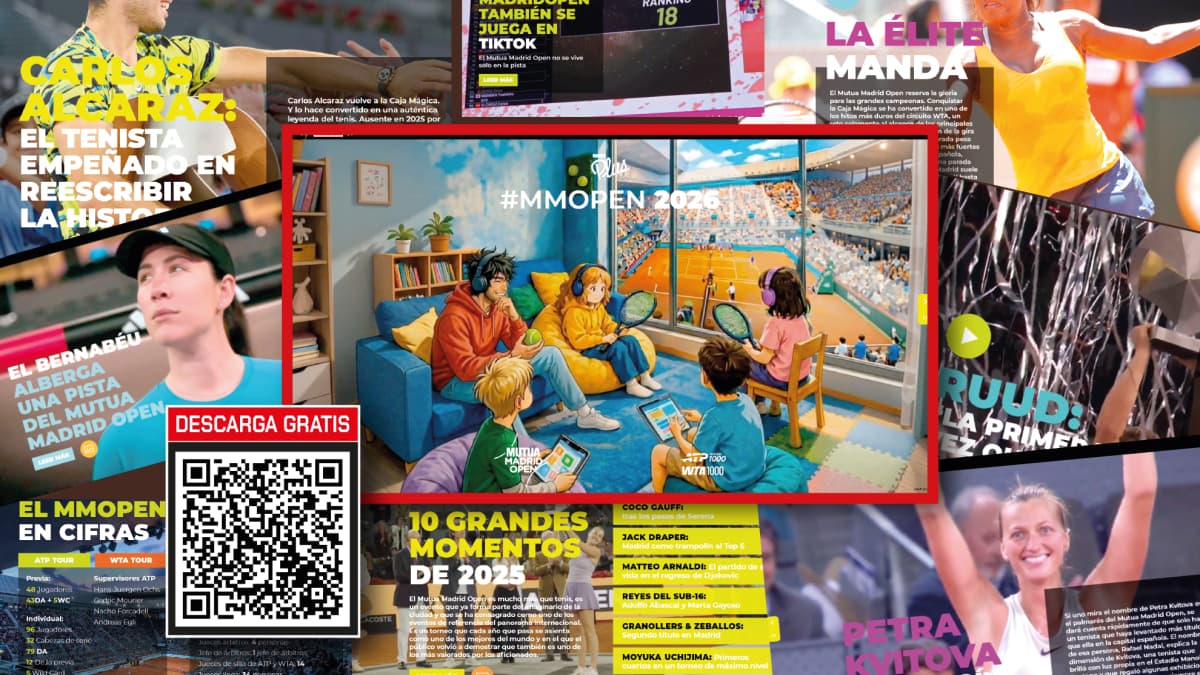 Ya estĂĄ disponible el nuevo nĂșmero de MARCA Plus, ediciĂłn Mutua Madrid Open 2026