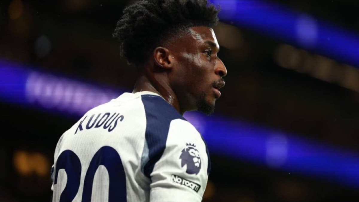 Se complica aĂșn mĂĄs la salvaciĂłn del Tottenham: Kudus, fuera de combate
