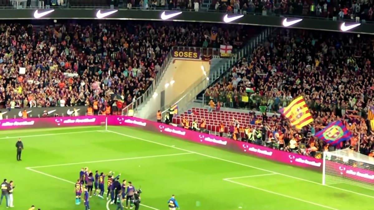 Polémicos cånticos contra el Espanyol de algunos jugadores del Barça