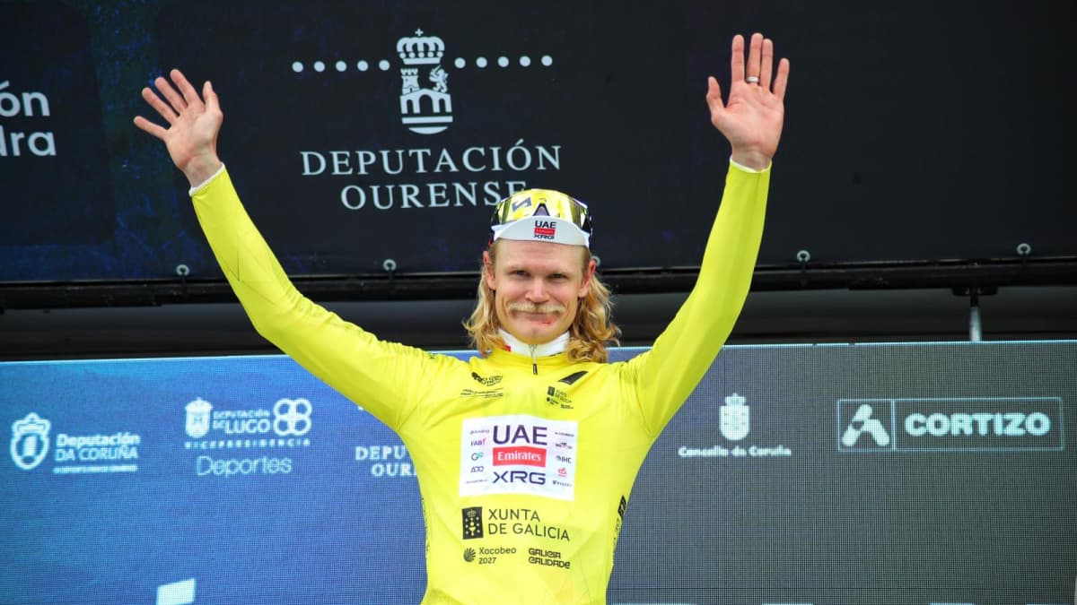 La increíble historia de Johansen, líder en O Gran Camiño: campeón del mundo, 'exiliado' y socio de Pogacar