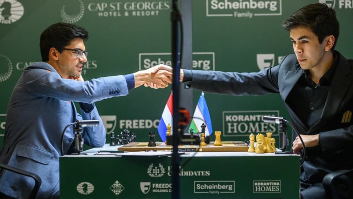 Sindarov, de 20 años, bate registros de Carlsen y aspira al título mundial de Gukesh