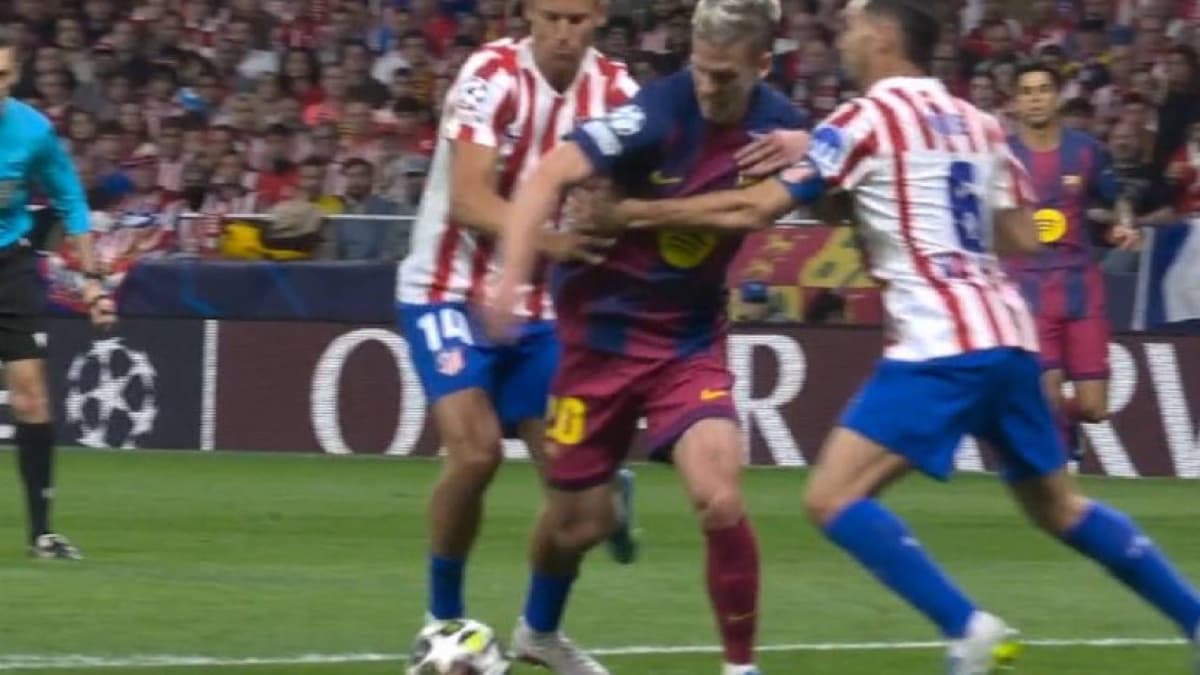 Burrull y el posible penalti sobre Olmo: "No veo contacto suficiente para señalarlo"