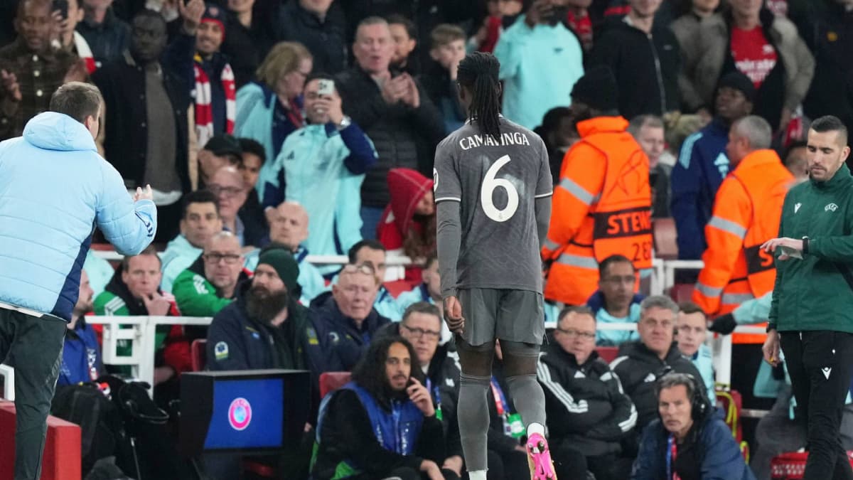 Reincidente Camavinga: el año pasado le expulsaron ante el Arsenal... ¥por lo mismo!