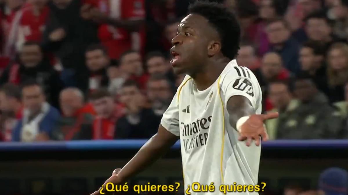 A Vinicius no le gustó el reproche de Bellingham: "¿Qué quieres? Calla la boca"